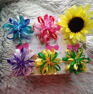 𝅺my little pony 5pc hair accessory set